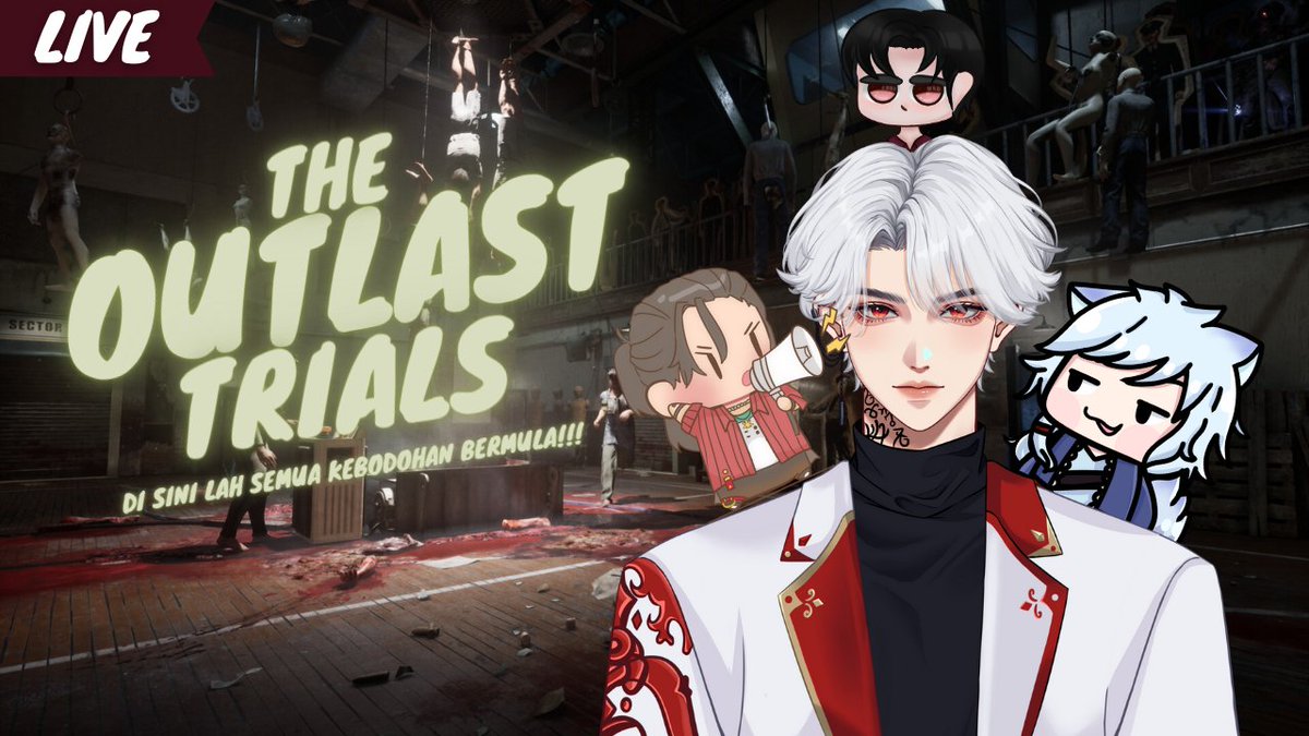 LIVE NOW!!
Saatnya Team Kita Beraksi - The Outlast Trials Indonesia
<a href="/GalangRenjaCh/">Galang Renja |VTuber ID/EN|🍀</a> 
<a href="/eaJDreamland/">Jaevan Algerio「GEKI」</a> 
@abhiyodakaname 
youtube.com/live/BZBsqHsy5…
