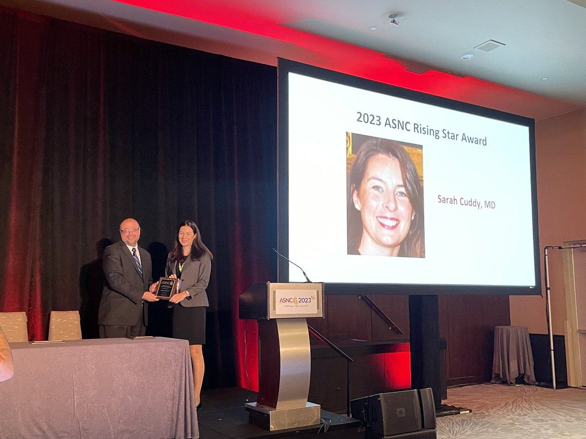 @MyASNC 2023 rising star award goes to @sarahcud! Sarah is also a rising star in #cardiacamyloidosis #CVimaging @BWHAmyloid @BWHCVImaging @rodney_falk @mdicarli #ASNC2023