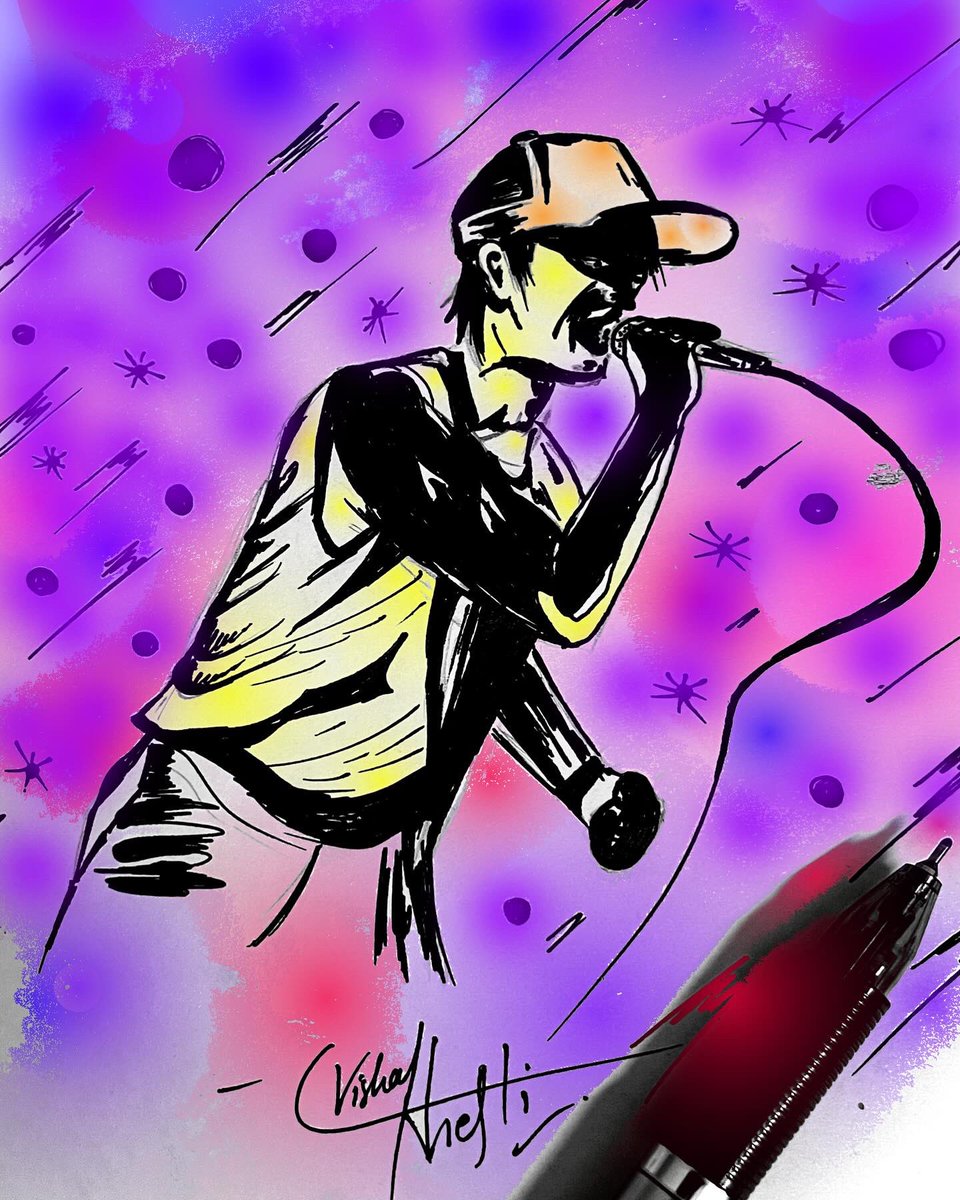 im19vk's tweet photo. Singing 🎤 #singer #art #drawing https://t.co/GOEuFPgkdz