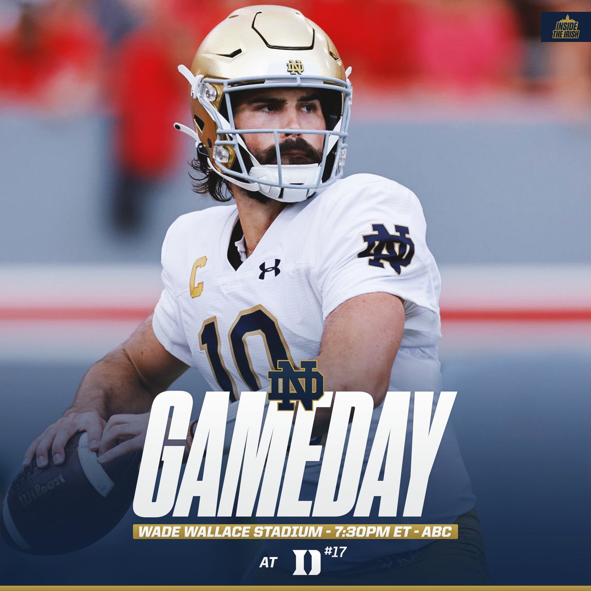 IT’S GAMEDAY! #BeatDuke ☘️