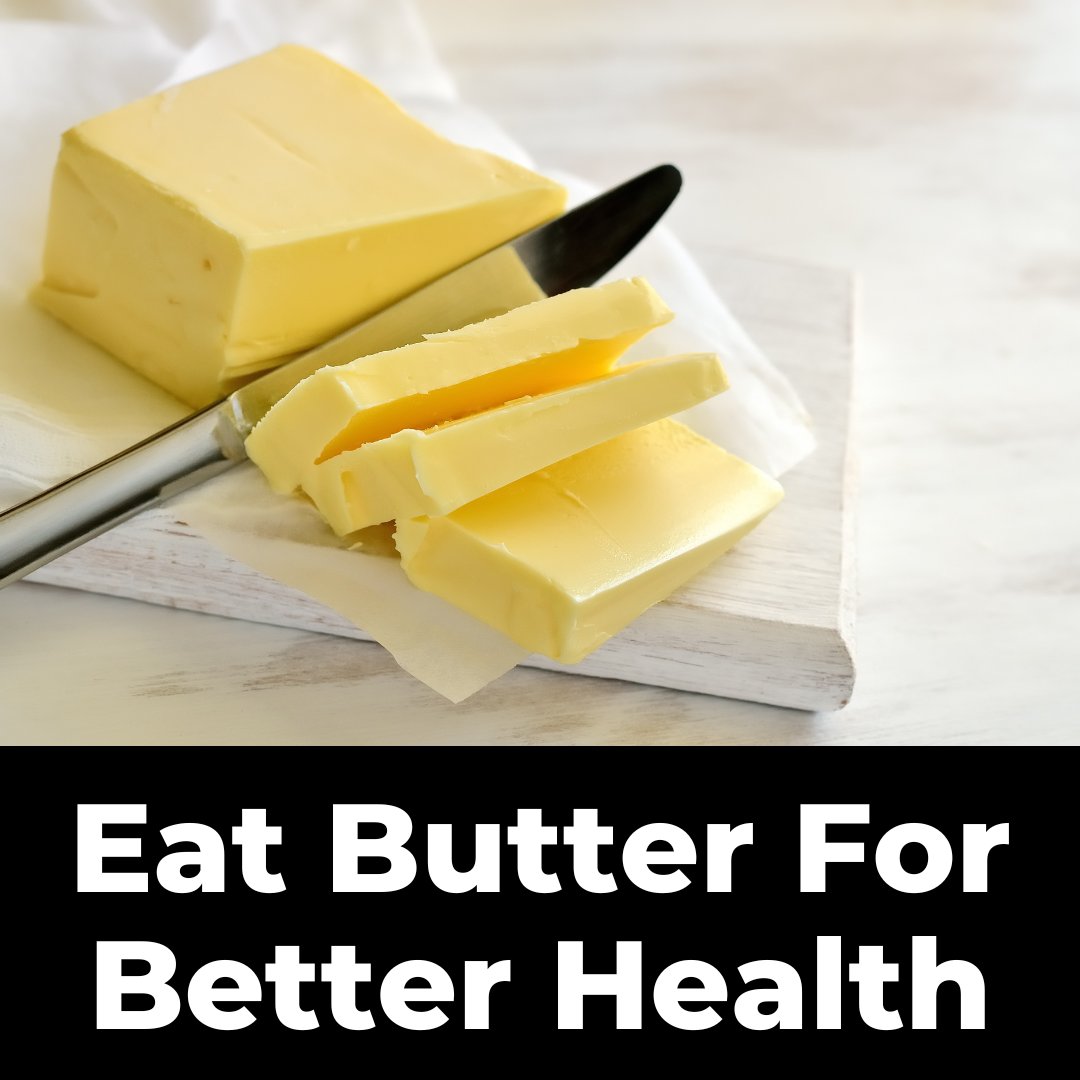 DrBPHealth's tweet image. Butter has been demonized for decades.

The experts told us it “clogged arteries”.

But it’s actually health-promoting for a large percentage of people.

I’ll cover who should be concerned. And for the rest of us, I’ll cover the healthiest kind of butter.

THREAD
