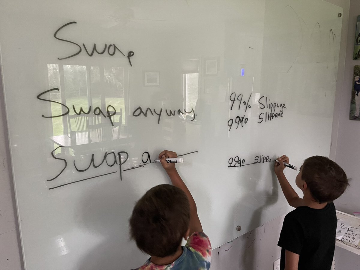 cryptohydrate's tweet photo. Raising them right
#swapanyway https://t.co/90HMlEqNAC