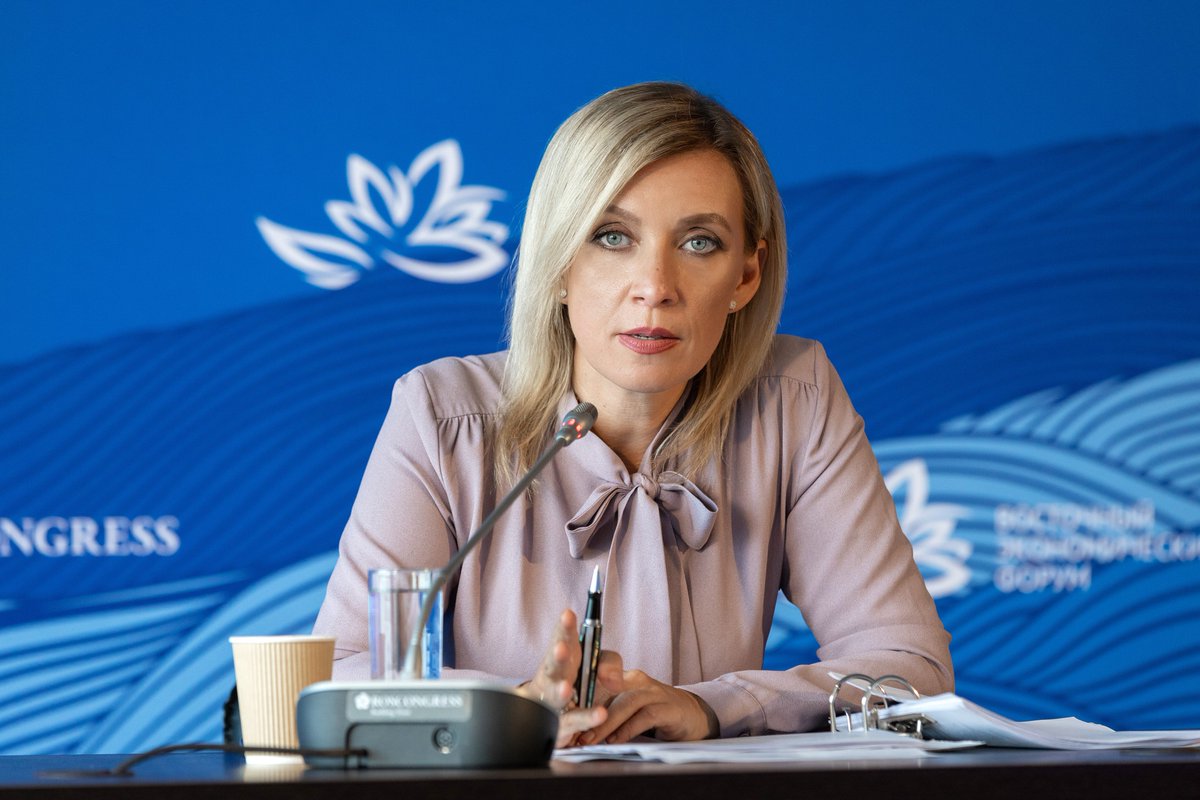 mfa_russia's tweet photo. Russian MFA Spokeswoman Maria #Zakharova: 

💬 A new wave of the Russophobic propaganda campaign in Sweden is targeting our compatriots.

❗️ As things stand, an ultimatum has been issued to our compatriots to have them publicly condemn Russia.

🔗 https://t.co/r5NSpLBoBN https://t.co/nnxsRVFfBj