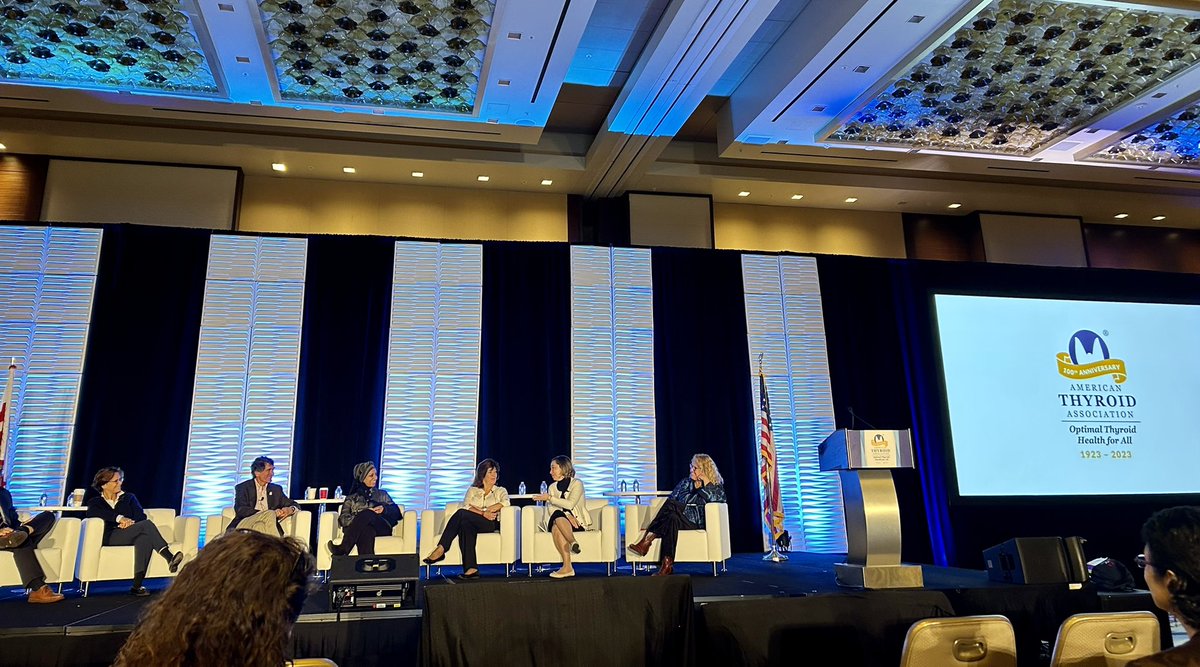 Plenary session on Diversity, Equity and Inclusion. ATA has done a great job with promoting DEI. Great personal stories from panelists as well! @AmThyroidAssn #ATA2023