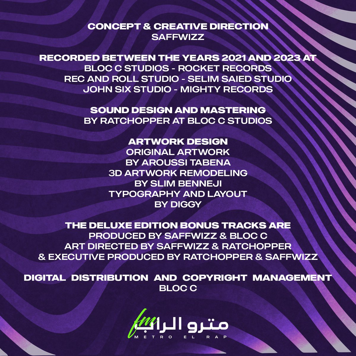 saffwizz's tweet photo. To everyone who has been eagerly waiting, the official release of my fourth album, METRO EL RAP FM, is only a few days away! On this occasion, I'm thrilled to reveal the album artwork to you and introduce the list of artists who've contributed to this project.
#newmusic #saffwizz https://t.co/TKOUH164n0