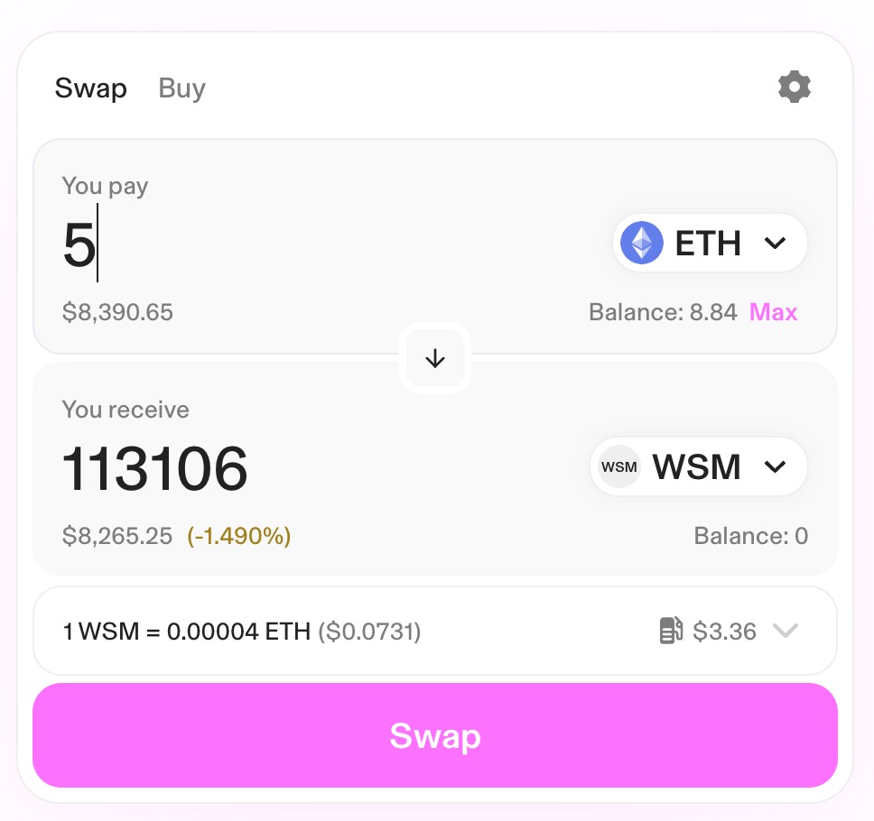 Should I swap NOW ? $WSM 👀