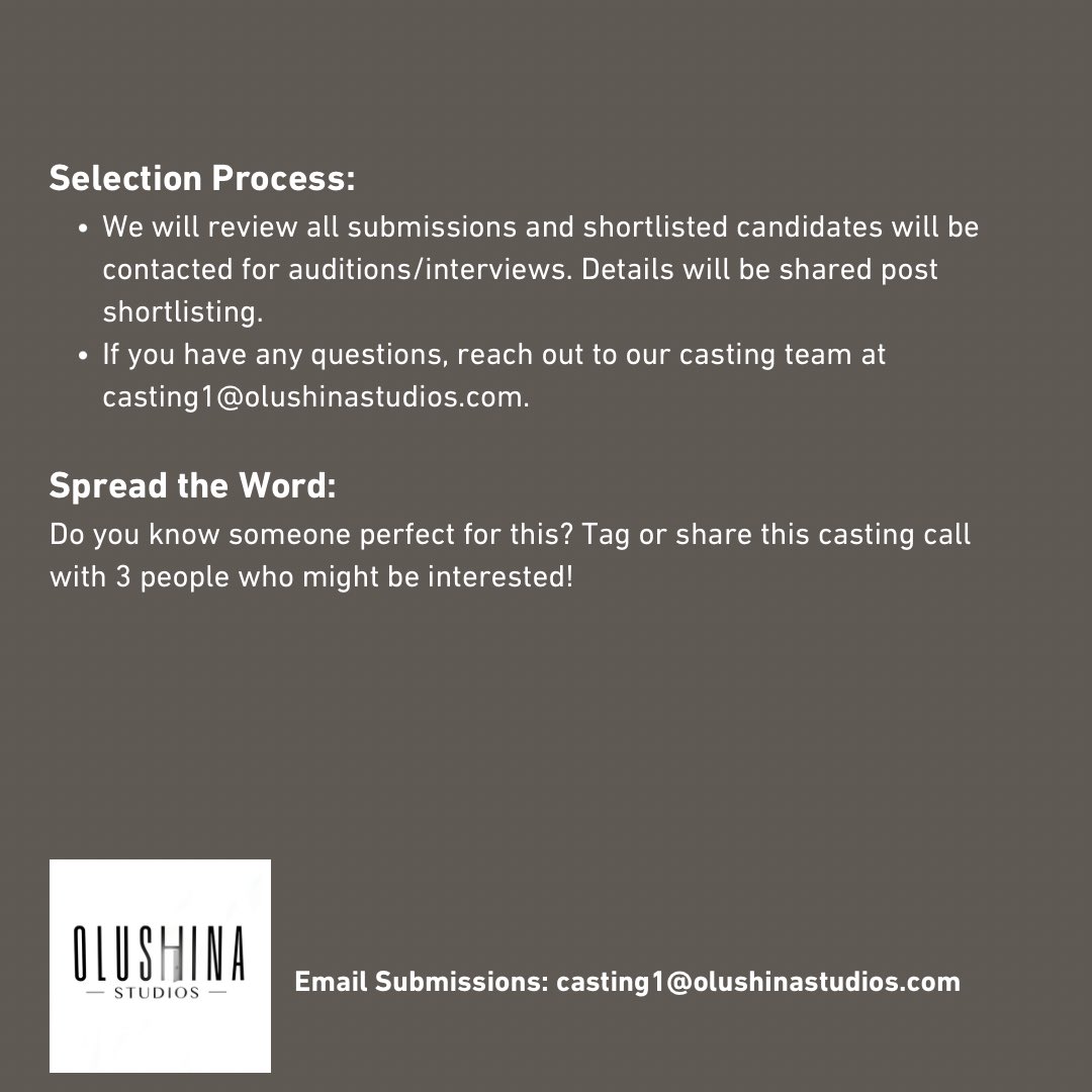 jonolushina's tweet photo. Open casting call for a range of upcoming projects including feature films, TV series, music videos, commercials, and radio. Whether you're an actor, dancer, singer, voice-over artist, or possess any other unique talent, we want YOU! Please share with who may be interested.. https://t.co/c7SdgSqeU0