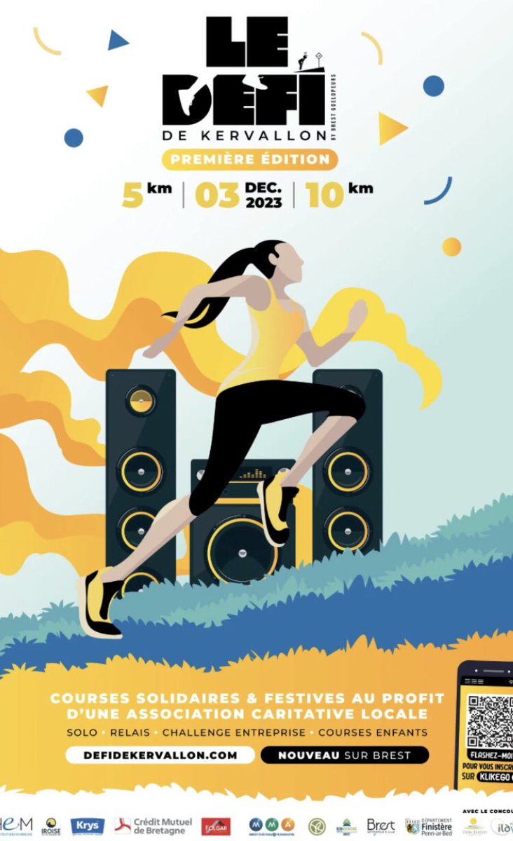 <a href="/Utbrestiroise/">UT BREST IROISE</a> et la Caisse Locale de Brest Bellevue partenaires du Défi de Kervallon. Le 03/12, venez courir pour la bonne cause 🏃🏻‍♀️ 🏃🏻‍♂️ 🏃🏼 ♥️