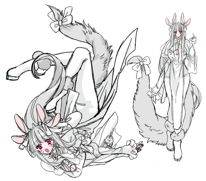 ぜんぜんかいてなかった🥲 #今月描いた絵を晒そう 