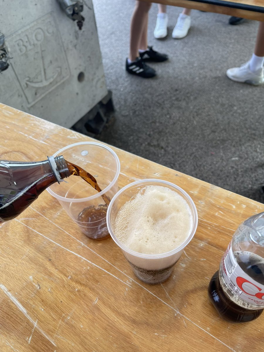 Always great to see <a href="/WestHam/">West Ham United</a> <a href="/WestHamHelp/">Supporter Services</a> making us empty drinks from plastic into plastic… clearly the club not thinking sustainably or considering the new law on single use plastics