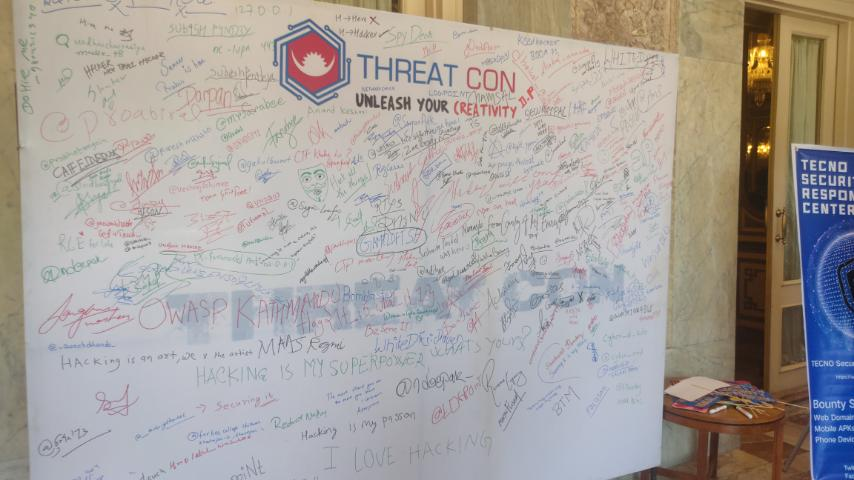 THREAT CON tweet media