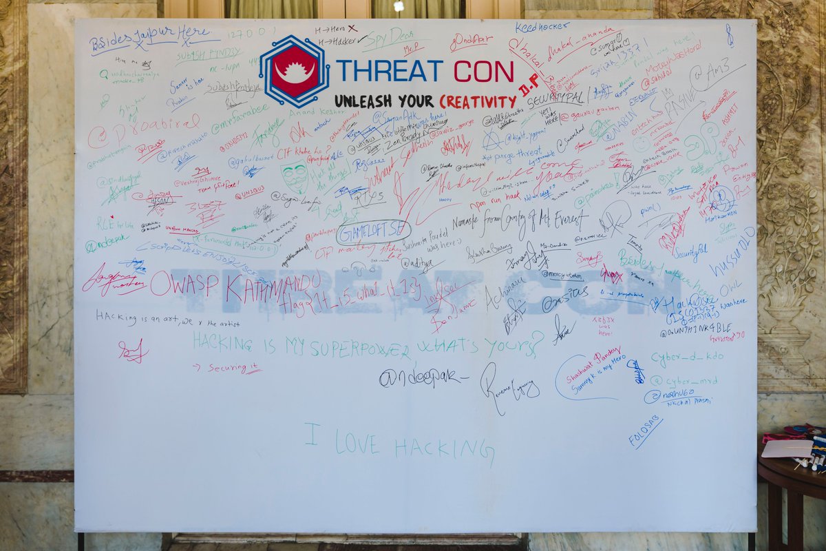 THREAT CON tweet media