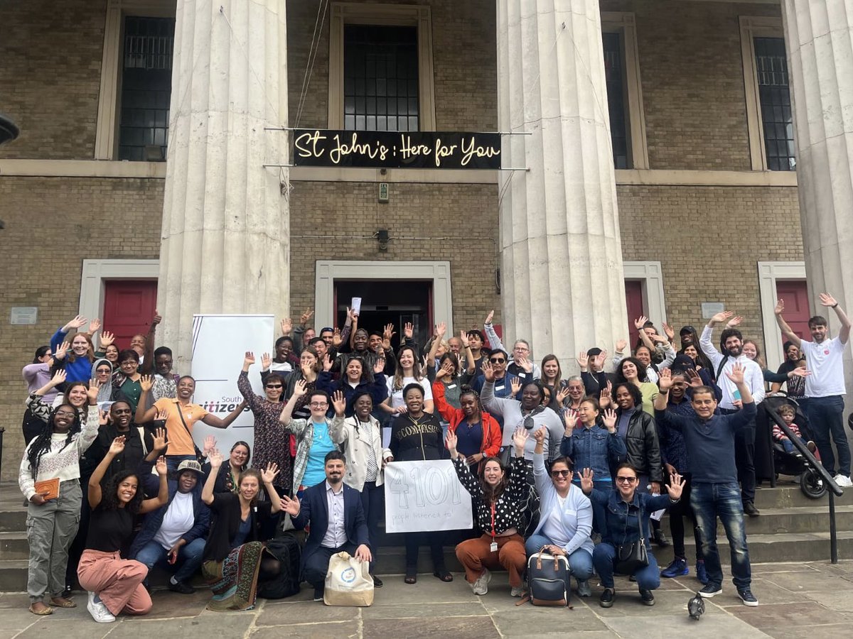 Over the past four months we asked *4,101* people what was preventing them and their communities from thriving Today 100 community leaders from across South London gathered at @stjohnswaterloo to discuss the major themes and to strategise for change