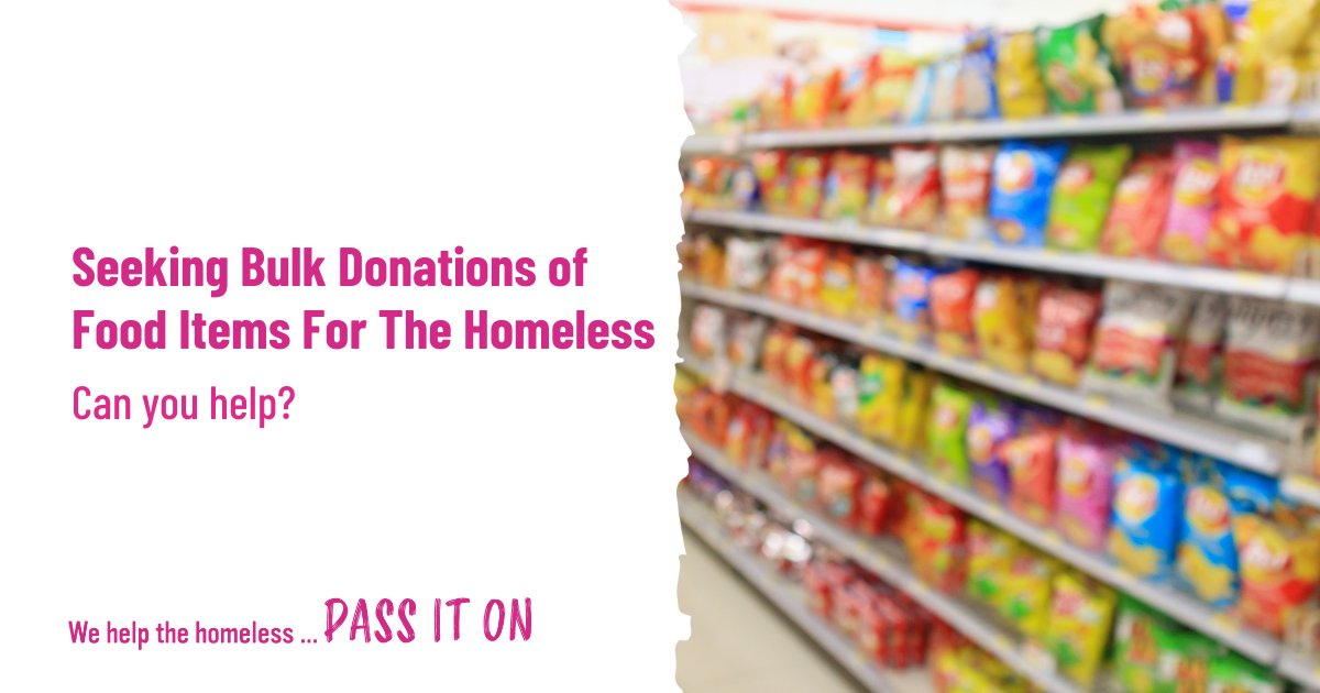 At #PassItOn, we are seeking #BusinessPartners to make #donations of in-date and packaged #snacks, #energybars and #confectionary to be donated to those who are #homeless across the UK. 

If you can support us, please contact: contactus@passitonofficial.org 

#Charity #Donate