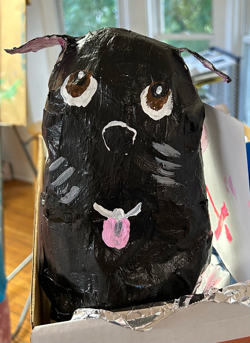 Good finish to our Papier-Mache class projects yesterday! <a href="/ksofarocks/">Kaleidoscope School of Fine Art</a> 😃✨👏