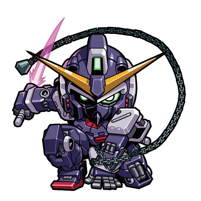 no humans robot mecha solo chibi chain green eyes  illustration images