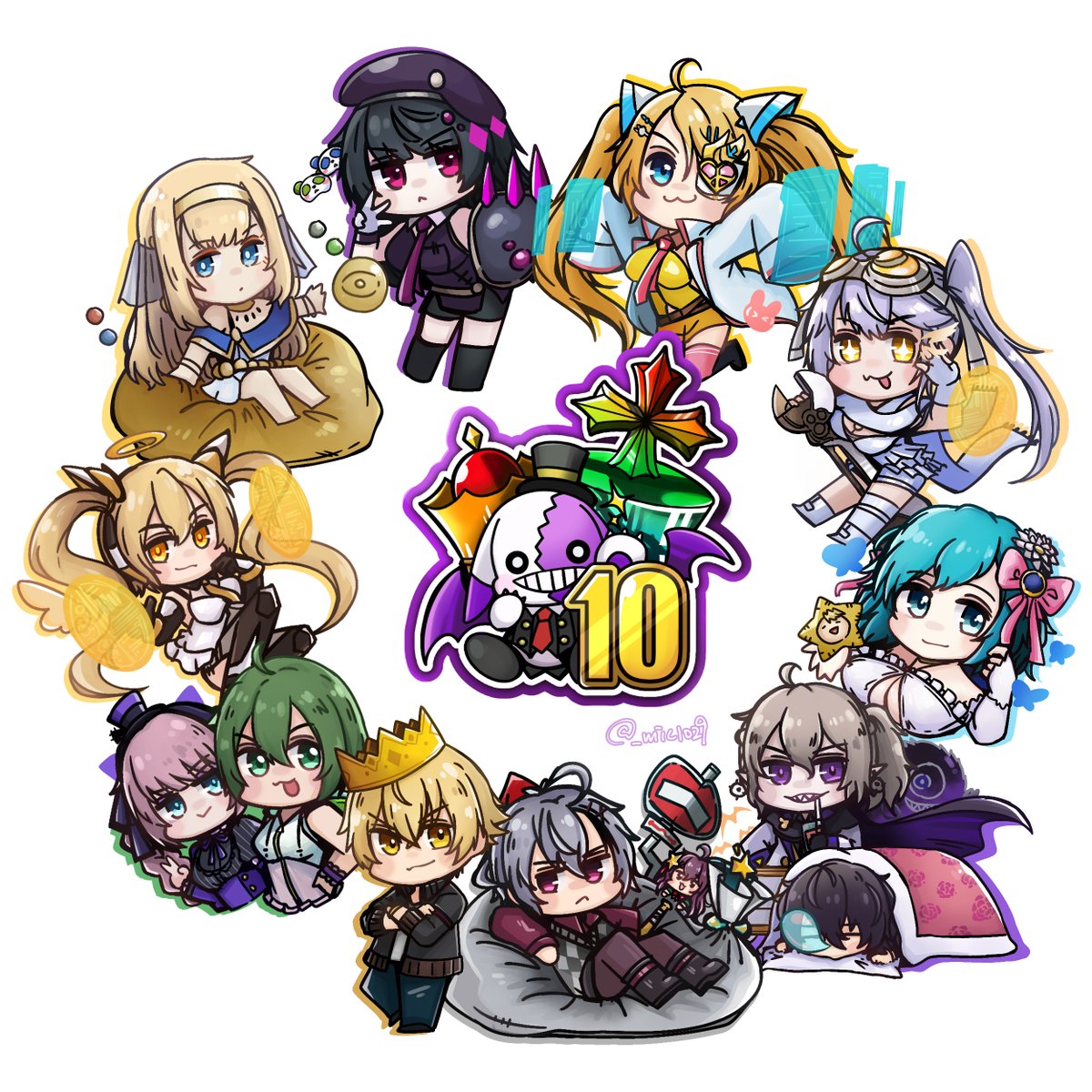 micowo1029's tweet photo. ディバゲ10周年おめでとう！！！

#ディバゲ10周年
#divinegate #ディバゲイラスト
#ディバインゲート #ディバゲ #fanart  #イラスト https://t.co/d575nK90NK