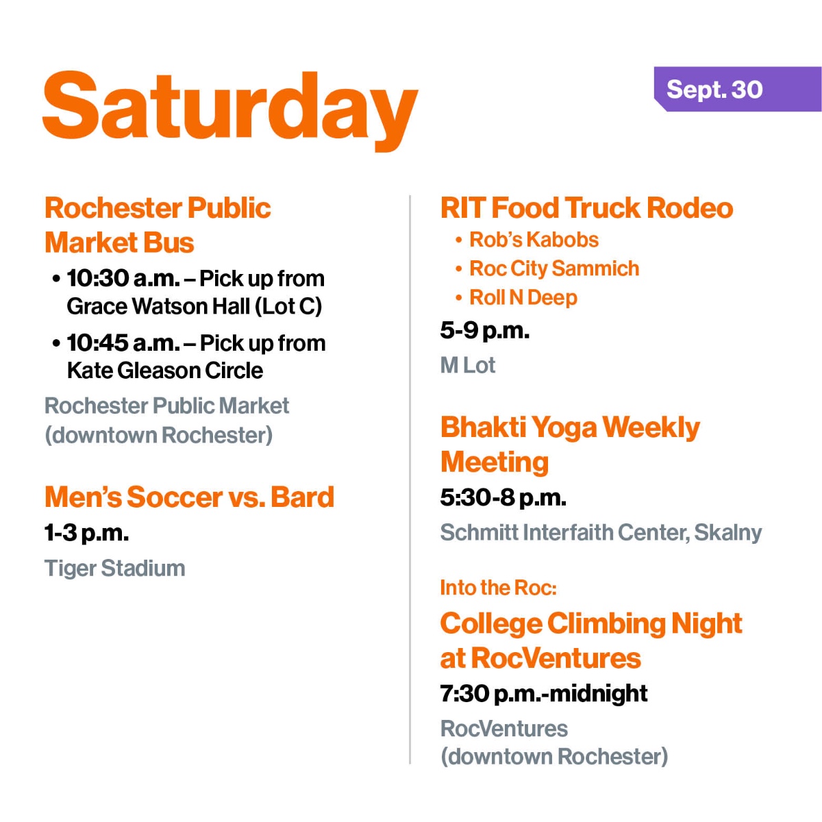 Get out and visit downtown #ROC for some rock climbing at College Climbing Night. We hope to see you there this evening! 🧗‍♂️