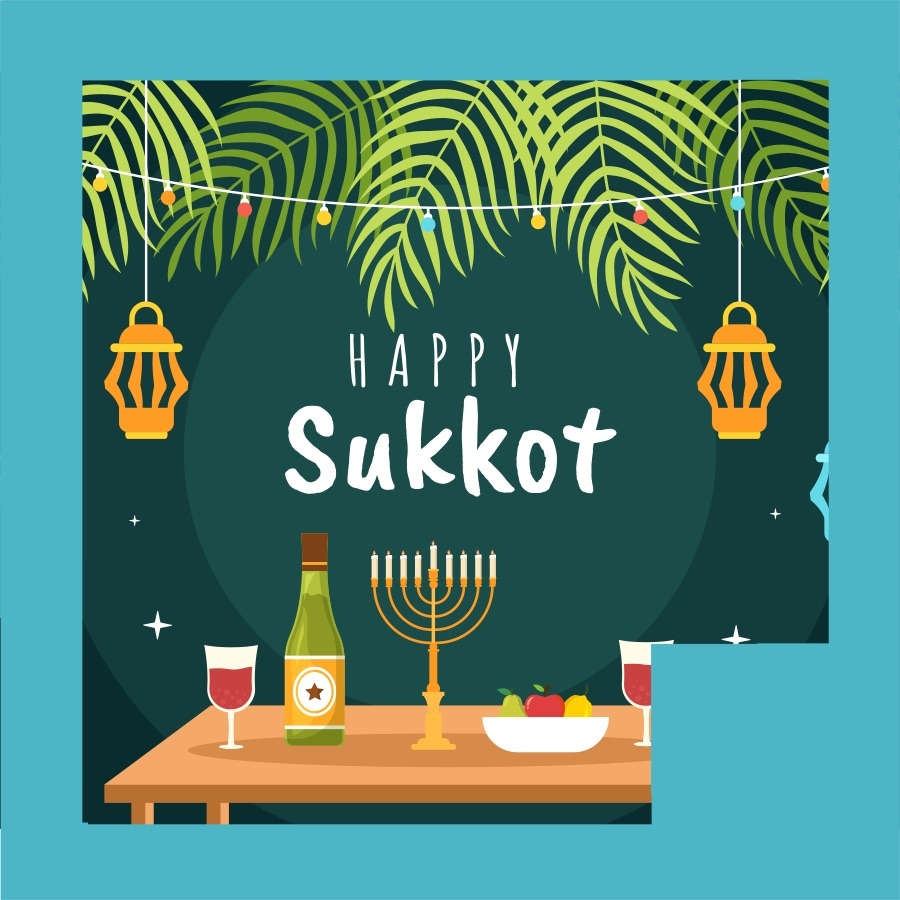 Lake_Square's tweet image. Sukkot is the Jewish autumn festival of double thanksgiving that begins on the 15th day of Tishri (in September or October), five days after Yom Kippur.