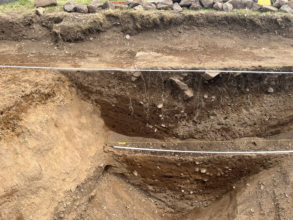 Archaeogardener's tweet photo. Yeavering 2023 season done and dusted! All wrapped up with final few days of cleaning, recording, OSL sampling and backfilling. Fantastic team and exciting results!! Thanks to everyone on the #Yep23 team @GefrinTrust @ArcDurham @archaeoBuchanan @Kate_Wilson2015 @AdGefrin https://t.co/7V43z5KmAA