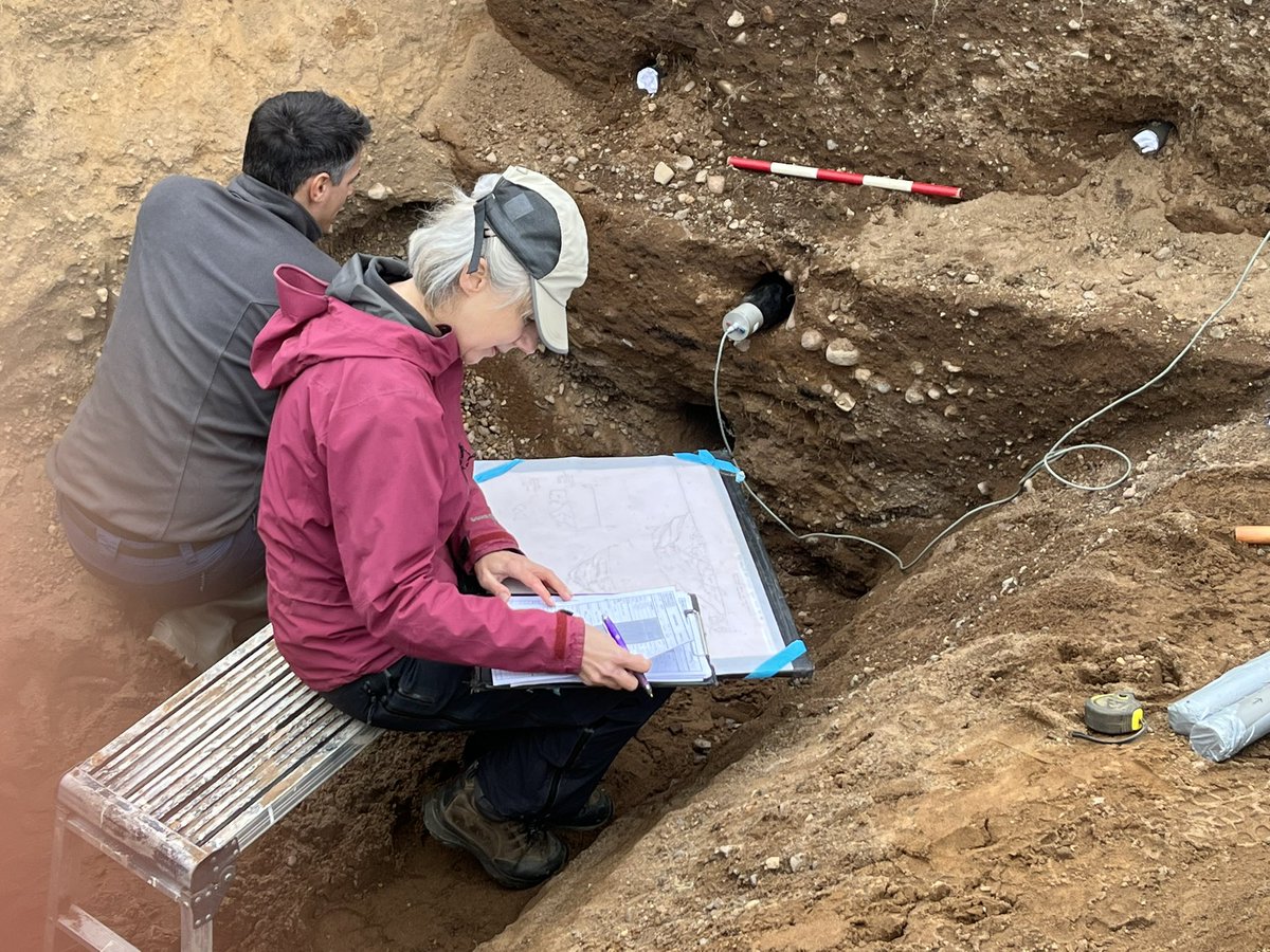 Archaeogardener's tweet photo. Yeavering 2023 season done and dusted! All wrapped up with final few days of cleaning, recording, OSL sampling and backfilling. Fantastic team and exciting results!! Thanks to everyone on the #Yep23 team @GefrinTrust @ArcDurham @archaeoBuchanan @Kate_Wilson2015 @AdGefrin https://t.co/7V43z5KmAA