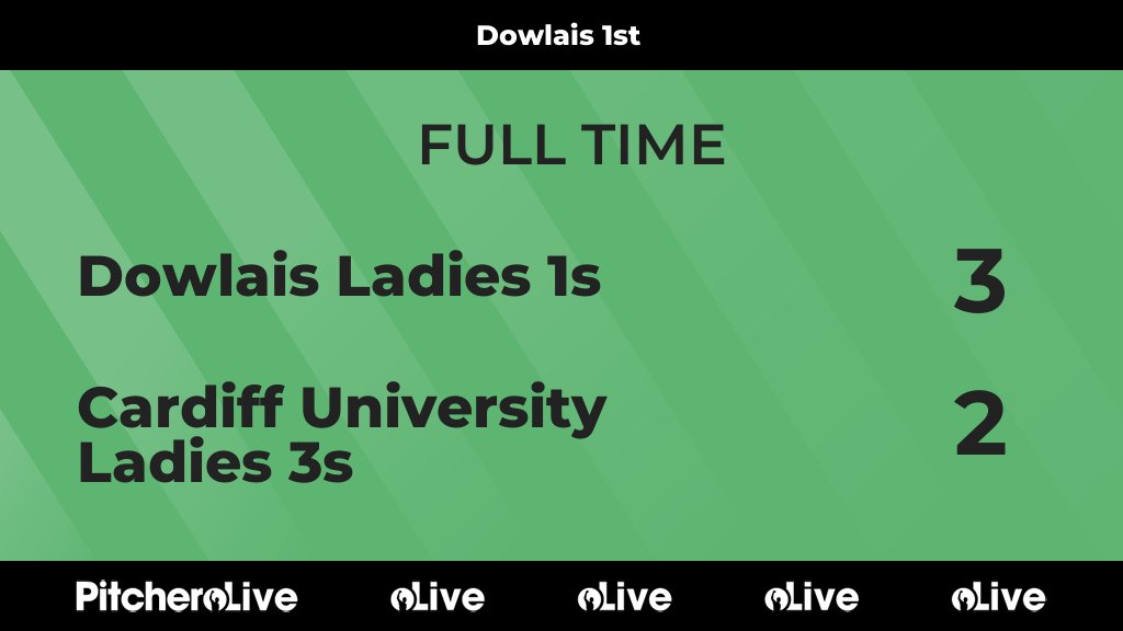 FULL TIME: Dowlais Ladies 1s 3 - 2 Cardiff University Ladies 3s
#DOWCAR #Pitchero
pitchero.com/clubs/dowlaisl…