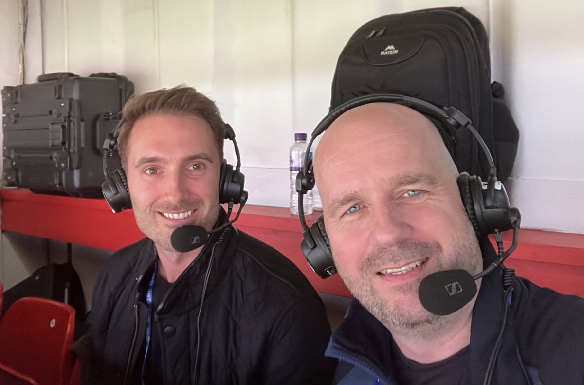 Delighted to be working with <a href="/AJRodman23/">Alex Rodman</a> for <a href="/officialgtfc/">Grimsby Town F.C.</a> at Swindon.

Digital radio commentary on <a href="/RadioHumberside/">BBC Humberside</a> ‘Saturday Sport’ with build-up underway from 2pm.

#gtfc