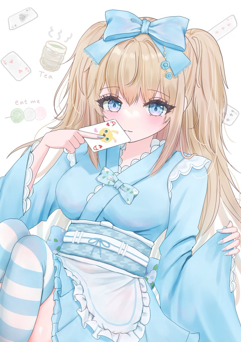 tamucho_tamuko's tweet photo. キュウシテンコで和服アリス風👘🍵🍡

#PSO2NGS https://t.co/bVwluWgt0E