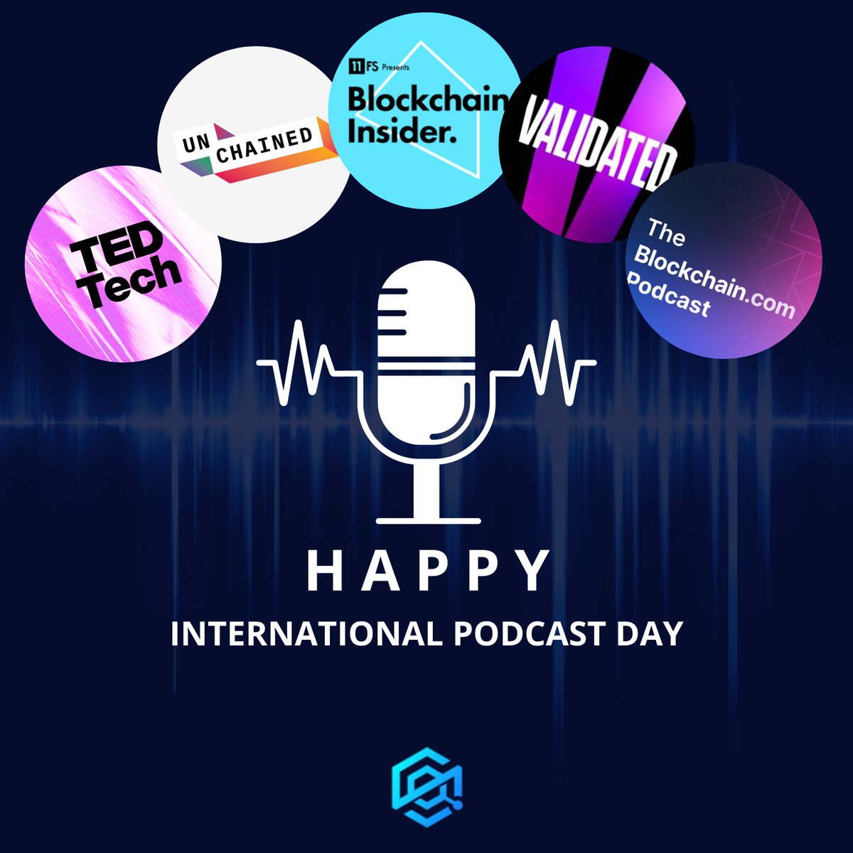 🎙️Celebrating #InternationalPodcastDay by sharing some tech podcasts that inspire us at SQE!

1. TED Tech
2. Unchained
3. Blockchain Insider.
4. Validated
5. The Blockchain.com Podcast

What's on your playlist? 🎧🌐