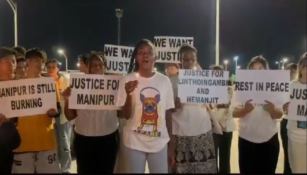 Amidst the candle's soft radiance, we remember Linthoingambi Hijam &amp; Phijam Hemanjit, two innocent souls deserving justice in Manipur. Let their legacy be a beacon of peace. #SaveManipurSaveIndia #Justice4LinthoiNHemanjit #JusticeForManipurTeens #PeaceForManipur