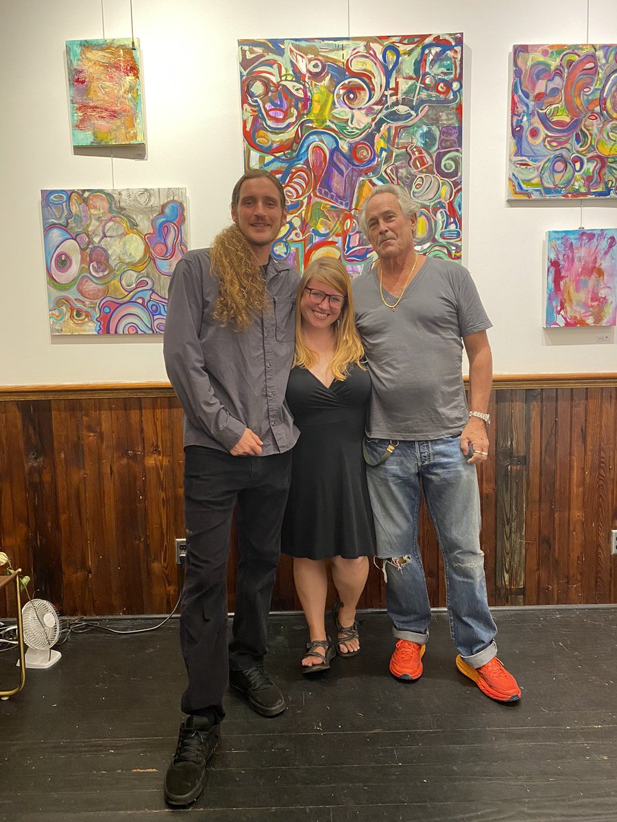jesseblalockart's tweet photo. Thank you for the opportunity @tinyathgallery ! 
And thank you to everyone who was able to make it out and come see the work for yourself !! 
@jimbarsness @camillehayesdesign 
#artshow #collabration #gallery https://t.co/l251ugiY2C