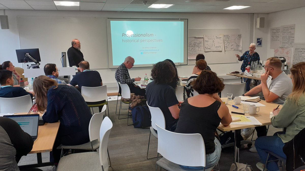 Doctor in Education (EdD) at IOE (@edd_ioe) on Twitter photo Great to welcome <a href="/ArthurJChapman/">Arthur Chapman @arthurjchapman.bksy.social</a> to talk about the history of professionalism. #IOEdD23 <a href="/IOE_London/">UCL Institute of Education</a> Great to welcome <a href="/ArthurJChapman/">Arthur Chapman @arthurjchapman.bksy.social</a> to talk about the history of professionalism. #IOEdD23 <a href="/IOE_London/">UCL Institute of Education</a>
