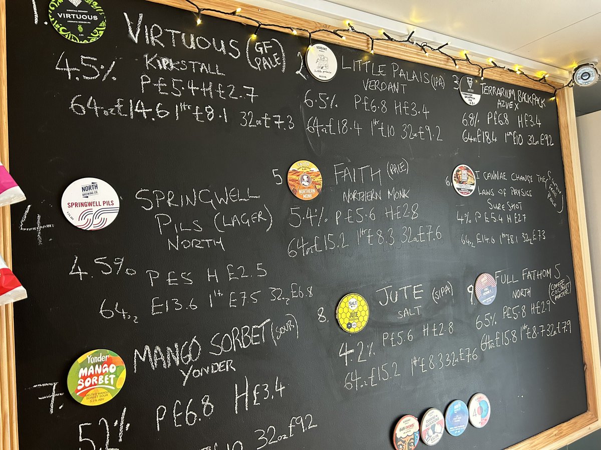 LeedsHopShack's tweet photo. On tap today ☺️🍺☺️🍺☺️ @kirkstallbrew @VerdantBrew @azvexbrewing @NorthBrewCo @NMBCo @sureshotbrew @BrewYonder @SaltBeerFactory #craftbeer #SaturdayVibes #horsforth #leeds https://t.co/IuCq2tNXc8