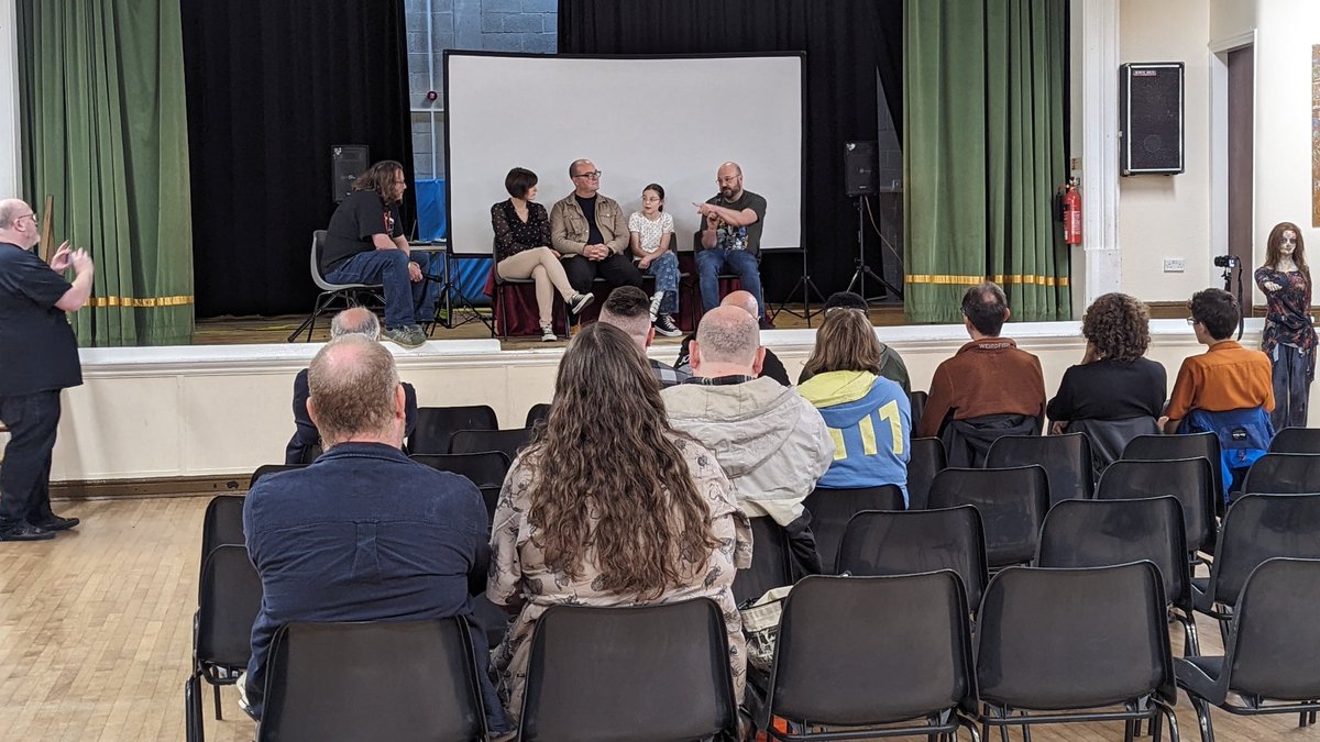 At Phantasmagoria horror film festival. Q&amp;A with Director and cast of the most excellent 'House Of Horace'
#phantasmagoria
#Houseofhorace
