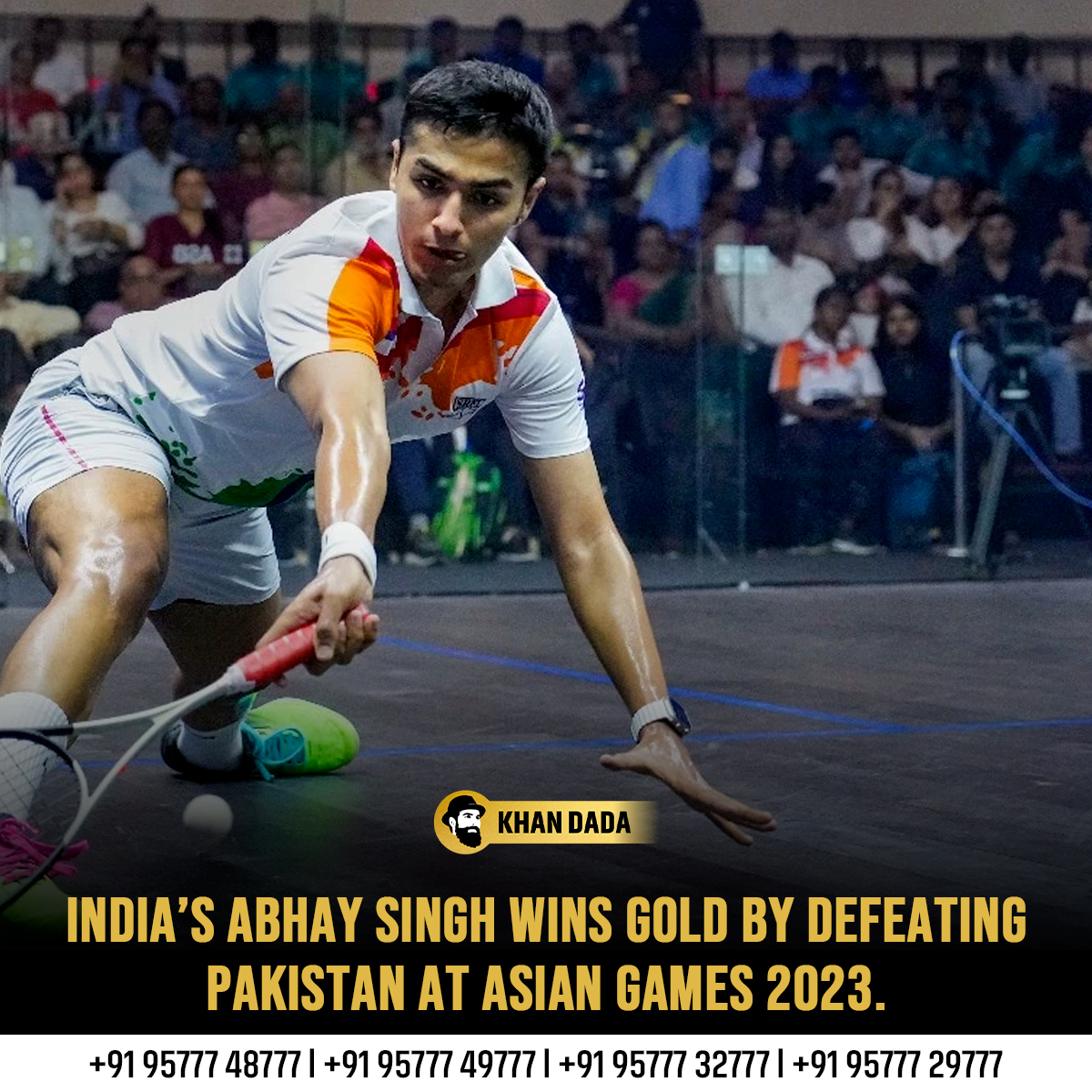 The Moments Team India beat Pakistan in Squash and Won the Gold Medal in Asian Games...!!!🥇🥳🤟
.
.
#AbhaySingh #goldmedal #Flipkart #AsianGames2022 #Rinku #NirajChopra #goldenboy #GhostOct19 #MamaKiMetro #ReserveBankOfIndia #LeoTrailer #AbhishekMalhan #Raktabeejtrailer