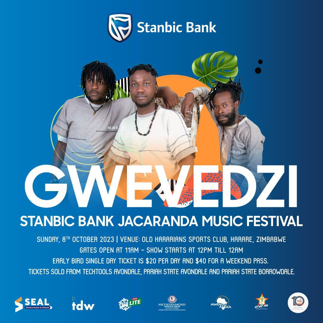 Gwevedzi is an afro-fusion band whose music is ingrained in deep Shona lyrics. <a href="/gwevedzi/">Gwevedzi Redefined</a> will be performing on the 8th of October 2023 at the <a href="/jacarandamusicf/">Jacaranda Music Festival</a> 

I am counting down to watching their performance #SJMF2023