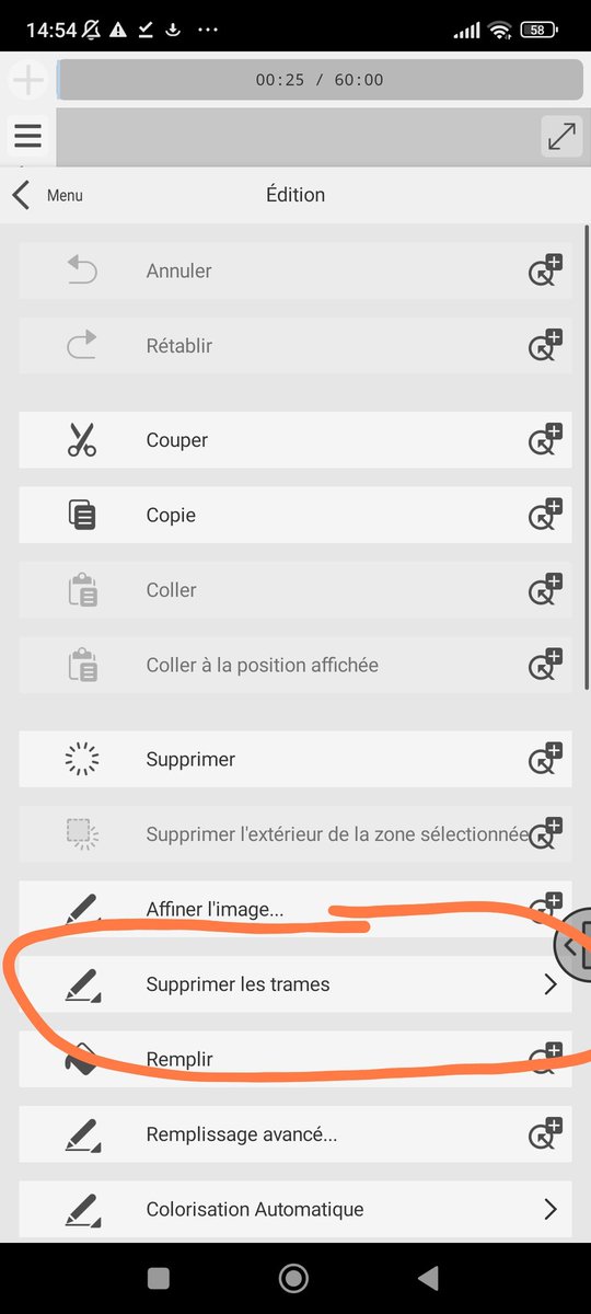 Normally you have to pay for clip studio , but on mobile there's a free one-hour daily trial, which will be more than enough for us. 

Now, after opening the image, go to Edition -> Delete screentones. 