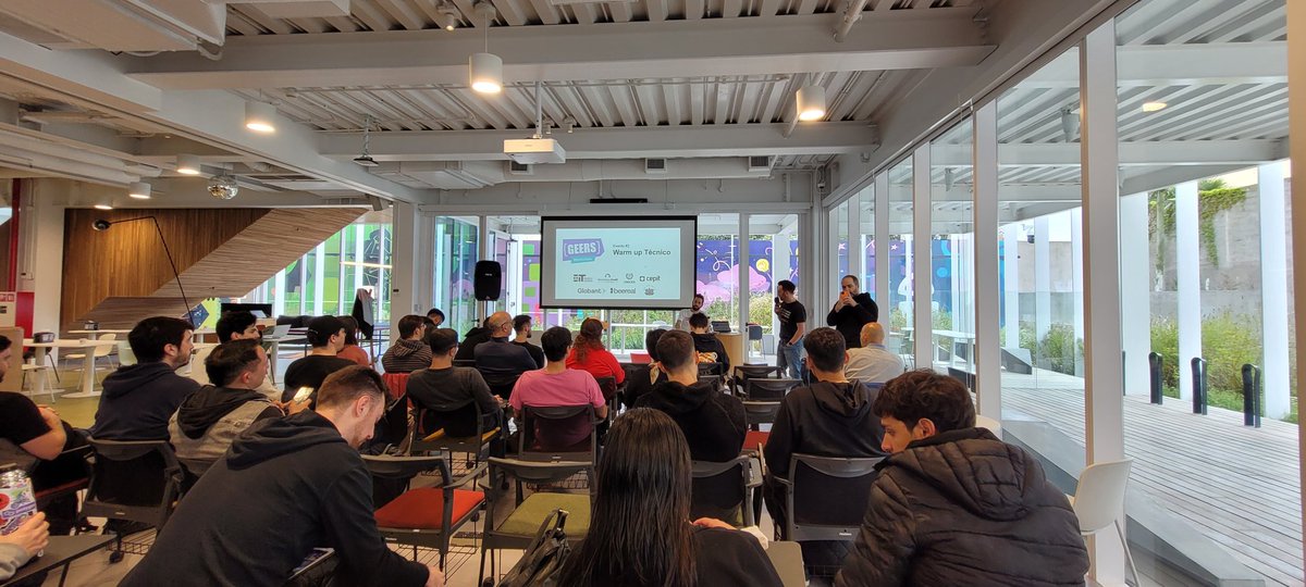 Comienza "GEERS: Warm Up Técnico" ✨️

Estamos en las oficinas de Globant en Tandil 🙌

Exploraremos cómo funciona la blockchain, cómo se crean los contratos inteligentes con Solidity, y cómo desarrollar DApps en React 💻

Escalabilidad, seguridad y otras tendencias 🔥