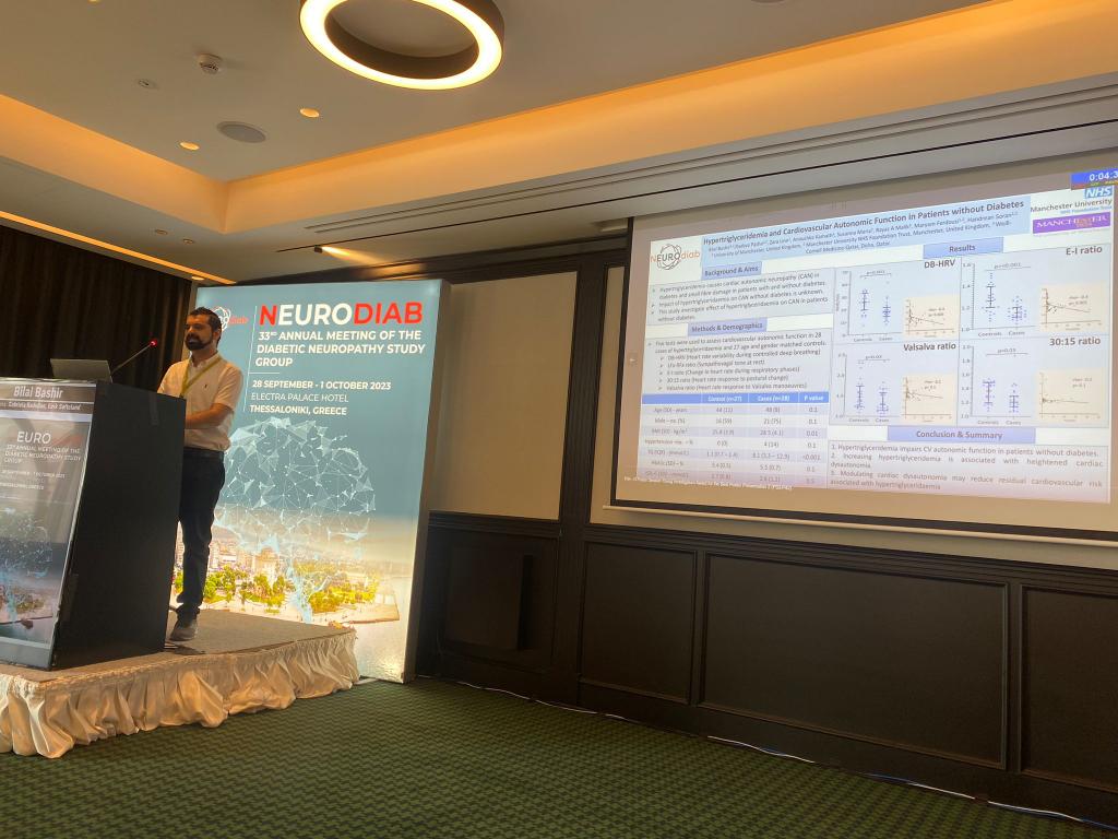 Bilal Bashir (@drbilalbashir) on Twitter photo Hypertriglyceridaemia leads to cardiac autonomic dysautonomia in patients without diabetes mellitus.
<a href="/Neurodiab_eu/">Neurodiab</a> <a href="/heartukcharity/">HEART UK</a> <a href="/OfficialUoM/">The University of Manchester</a> <a href="/CVD_MFT/">CardiovascularMFT</a> <a href="/MFT_Research/">MFT Research and Innovation</a>
#triglyceride #neuropathy #autonomic Hypertriglyceridaemia leads to cardiac autonomic dysautonomia in patients without diabetes mellitus.
<a href="/Neurodiab_eu/">Neurodiab</a> <a href="/heartukcharity/">HEART UK</a> <a href="/OfficialUoM/">The University of Manchester</a> <a href="/CVD_MFT/">CardiovascularMFT</a> <a href="/MFT_Research/">MFT Research and Innovation</a>
#triglyceride #neuropathy #autonomic