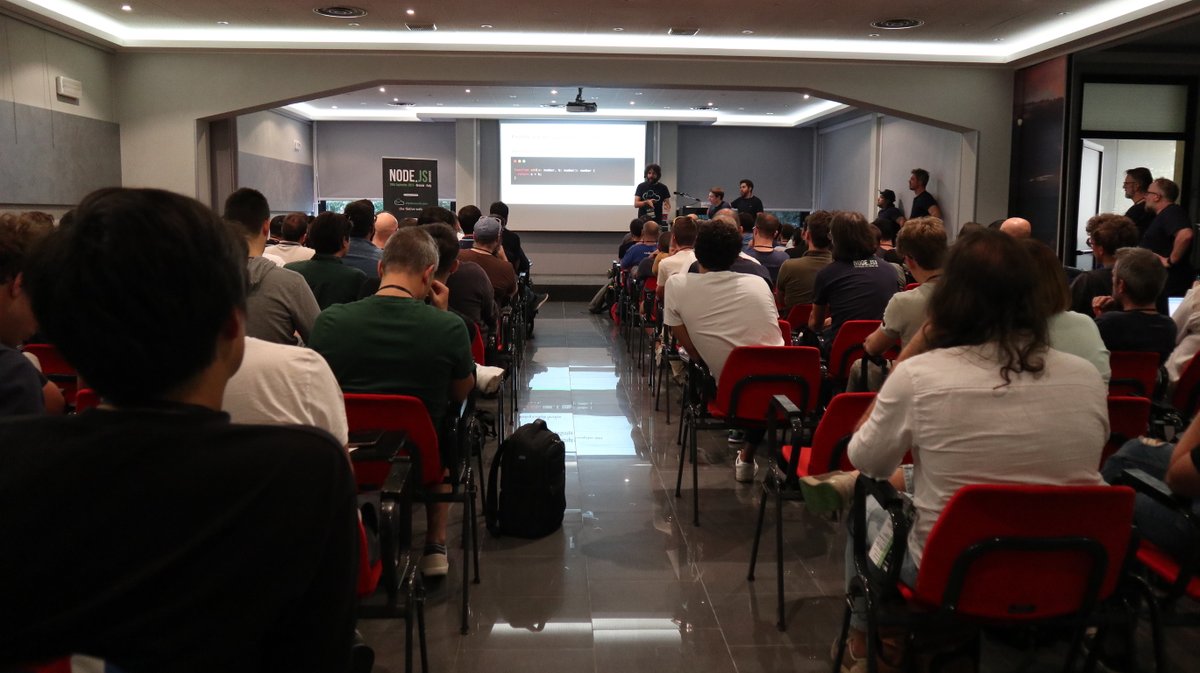 nodejsconfit (@nodejsconfit) on Twitter photo Got five extra minutes at #NodeJsConf? Don't miss out on a surprise talk by <a href="/matteocollina/">Matteo Collina</a> 🎤 Got five extra minutes at #NodeJsConf? Don't miss out on a surprise talk by <a href="/matteocollina/">Matteo Collina</a> 🎤