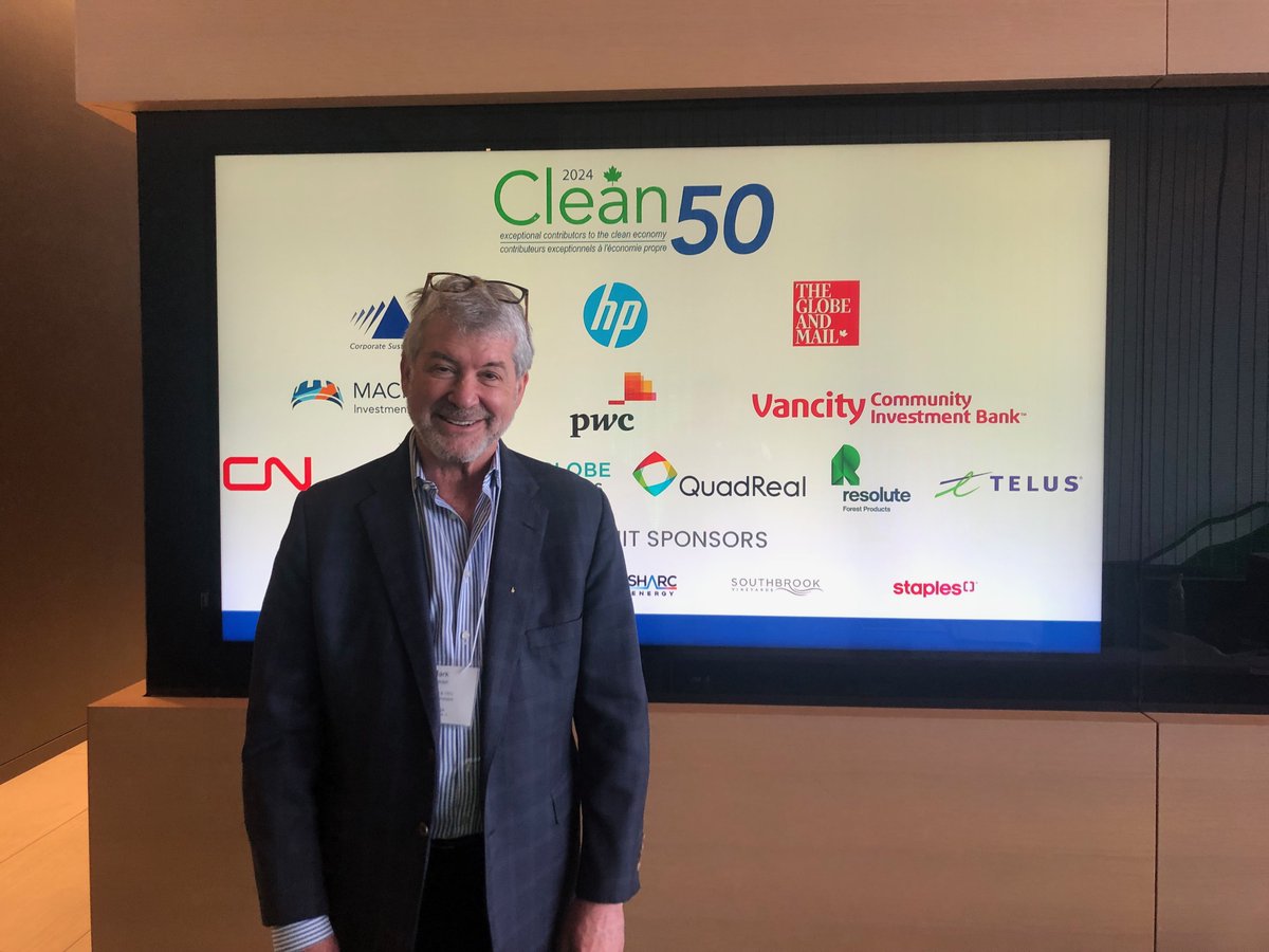 mark_mrudolph's tweet photo. Proud to celebrate 40+ years of environmental solutions and results as a 2024 Canada’s Clean50 Lifetime Achievement Award Winner! Congrats to the other 2024 Members of the Clean50! @clean50 #Clean50 https://t.co/aHGMwLLiSM