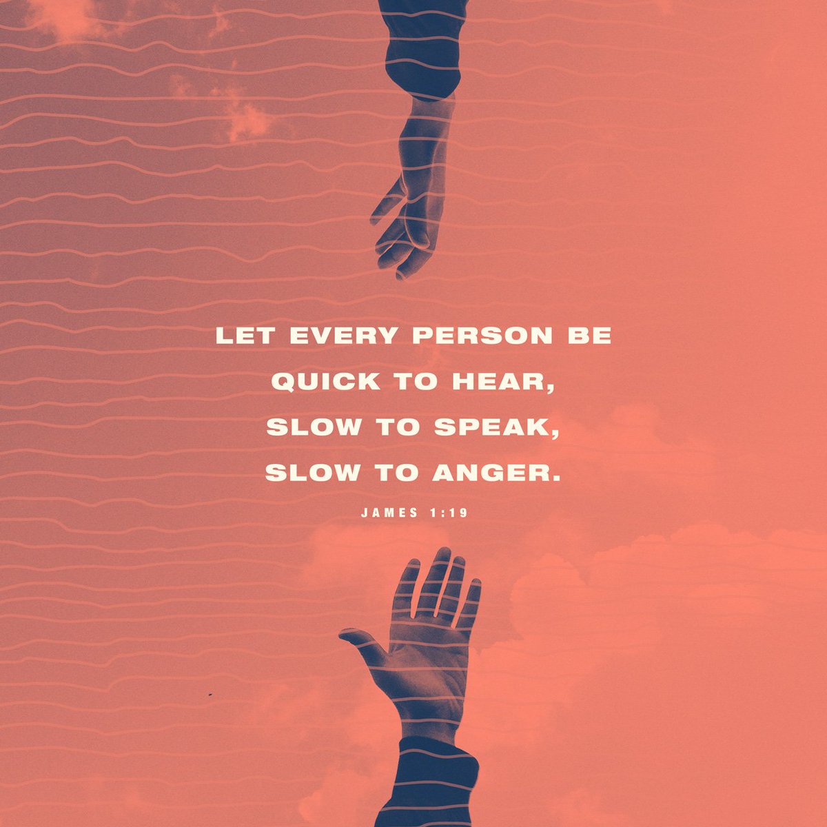 So then, my brethren beloved, let every man be swift to hear, slow to speak, slow to anger, James 1:19 YLT98 Have a great day beloved 🙏 bible.com/verse-of-the-d…