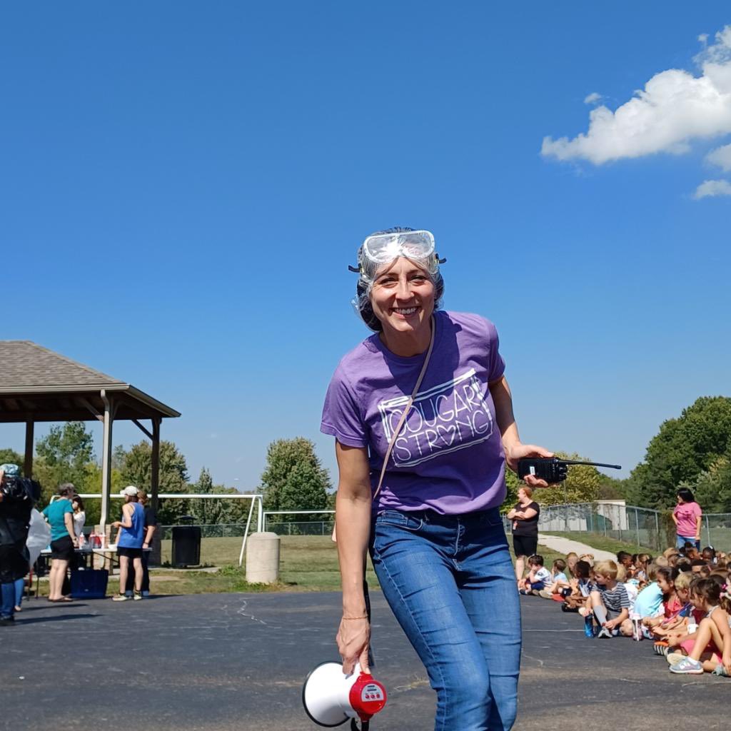 PTA raised over $15,000! Always fun to be pied in the face…especially for a great cause! Thank you CME!