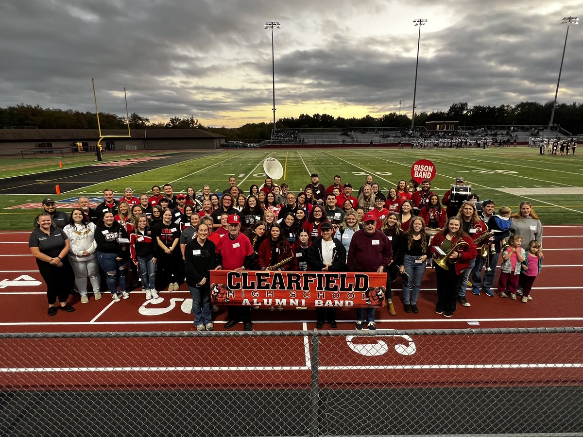 MayorMasonClfd's tweet photo. For the last few years, I have worked with a small team of people to make the Bison Alumni Band event such a success. It’s a great way to celebrate Clearfield Homecoming, meet new people, and reconnect with old friends. Go Bison! #MayorMason https://t.co/PblC2bcl5d