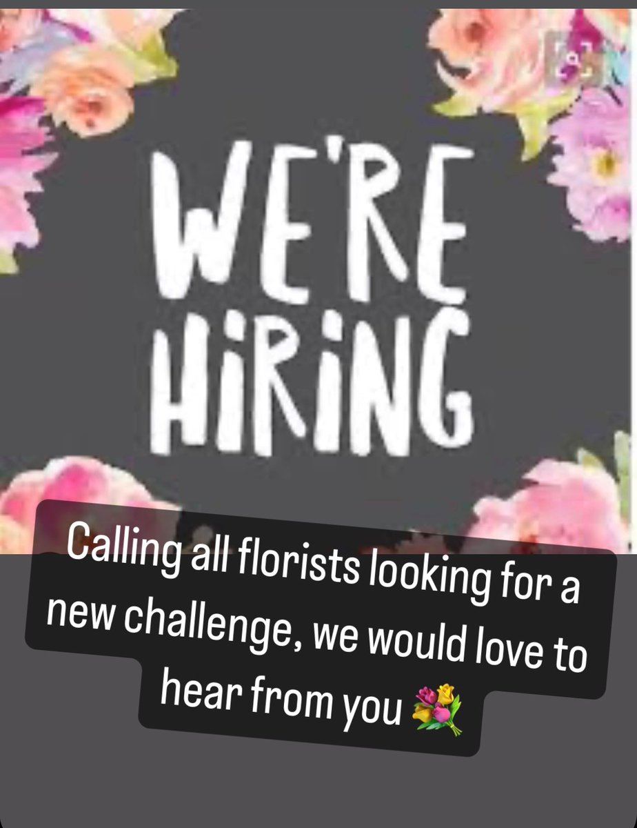 #glasgowflorist #floristjob #floristrecruitment #scottishflorist #floristvacancy #floristopportunity #jobasaflorist #floristhire #florist