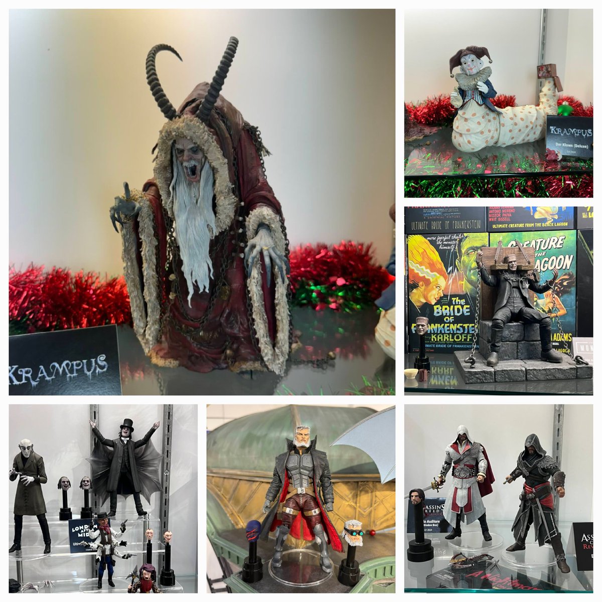 StateOverse's tweet photo. 💥ALERT💥
#Statoversians!
😱
A few Super SICK NEW NECA Toys #actionfigure reveals!

#NECAToys #Krampus #toyfair 
#netflixWednesday #Gargoyles #toyfair2023 #toyfair #nytf #nytoyfair #toys #toycollector #toycollecting 
#toynews #JavitsCenter
📸 credit toyfair correspondents
TSO'VIN!!
https://t.co/HTCn6VlaUq