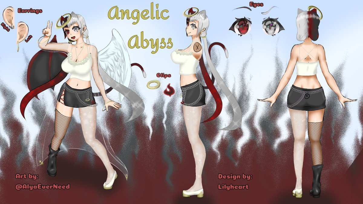 AbyssDebut's tweet photo. @YourLuLunie Little ghost demon :3 https://t.co/xqzGYT6sG5