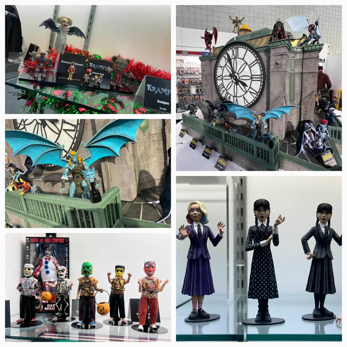 StateOverse's tweet photo. 💥ALERT💥
#Statoversians!
😱
A few Super SICK NEW NECA Toys #actionfigure reveals!

#NECAToys #Krampus #toyfair 
#netflixWednesday #Gargoyles #toyfair2023 #toyfair #nytf #nytoyfair #toys #toycollector #toycollecting 
#toynews #JavitsCenter
📸 credit toyfair correspondents
TSO'VIN!!
https://t.co/HTCn6VlaUq