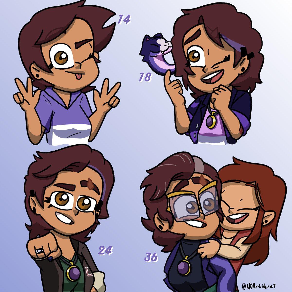 Luz Through The Years 
.
.
.
#Lumity #AzuraNoceda #TheOwlHouse #TheOwlHouseFanArt #TOH #TOHFanArt @DanaTerrace