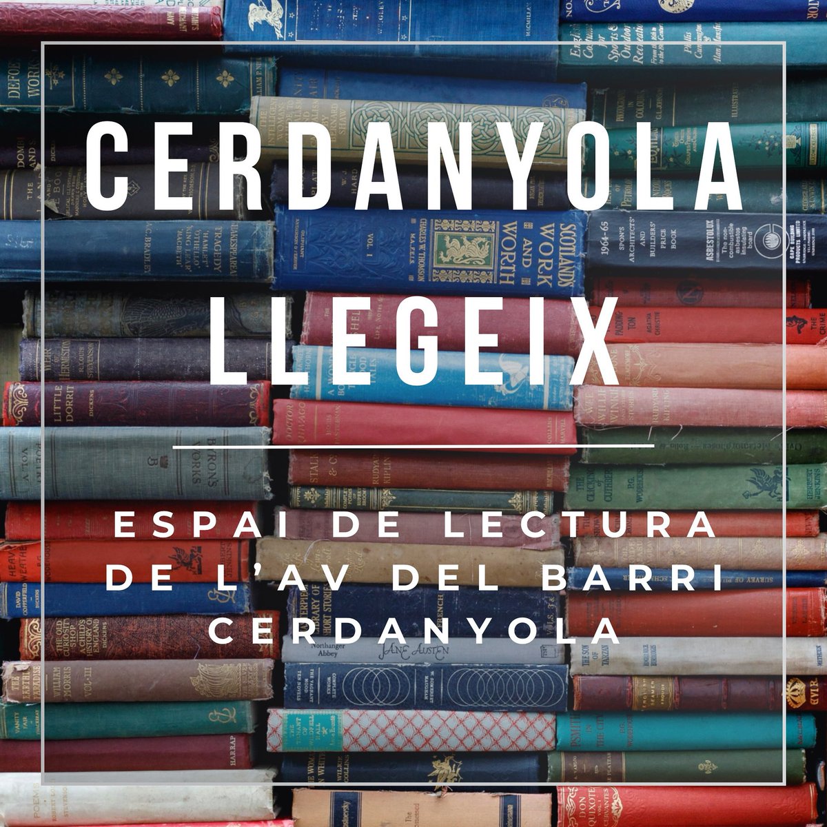 AVdeCerdanyola's tweet image. Sabies que tenim una 📚 Mini-Biblioteca 📚 al Barri de Cerdanyola? Un ‘mar de llibres’ disponibles a l’Espai de l’Associació. Podeu trobar lectures actuals i clàssics, per a adult o nens. Préstec gratuït per als membres. Vine, escull i llegeix! 📖
#barricerdanyola #08303 #mataró